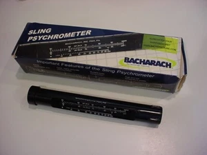 nuovo, MIB Bacharach Sling Psychrometer 12-7012 RED SPIRIT tester umidità con inst - Foto 1 di 5