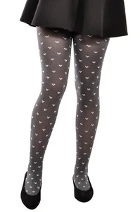 Hosiery Kids Grey Patterned Tights Girls Pola by Gabriella 4-12 years - Picture 1 of 3