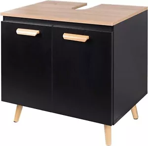 Waschbeckenunterschrank Badschrank mit 2 Türe Badezimmerschrank Unterschrank - Bild 1 von 5