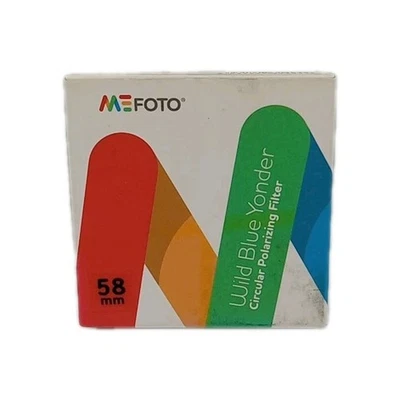 MeFoto Wild Blue Yonder Circular Polarizer 58mm Filter.   . .. ..............281 - Image 1 of 4