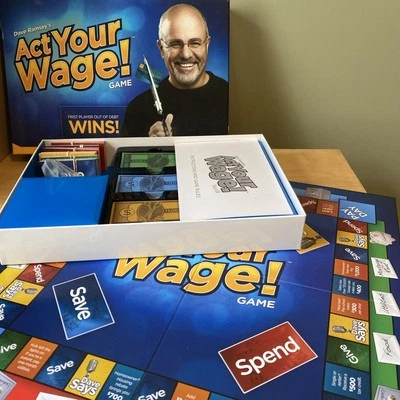 Dave Ramsey: Act Your Wage! Board Game COMPLETE WITH RULE BOOK AND CARDS - Image 1 of 4