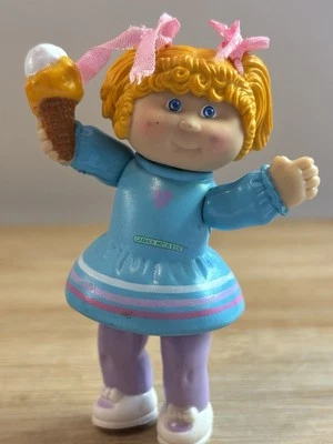 Vtg Cabbage Patch Kid Myrna Faith 1984 Ice Cream Blue Eyes Orange Hair Purple - Image 1 of 4