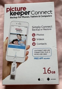 Picture Keeper Connect. 16 GB. Back Up for Phones Tablets & Computers. New - Picture 1 of 3