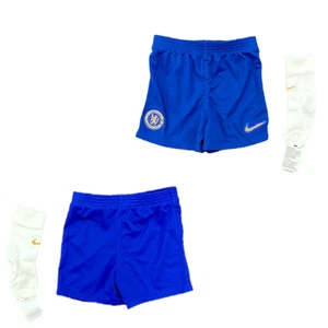 Chelsea Nike Shorts & Socks Kid's Football Home Kit Socks And Shorts - New - Picture 1 of 3