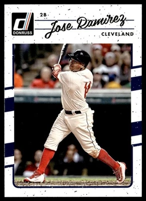 2017 Donruss Jose Ramirez Cleveland Indians #85 - Image 1 of 2