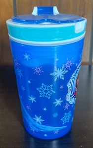 Zak! Snackeez Jr. Disney Frozen 2-in-1 Snack & Drink Cup 8oz Anna Elsa VGC - Picture 1 of 7
