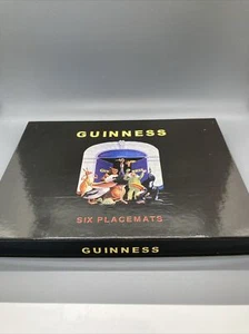 Juego de 6 tapetes de cerveza Guinness 1999 vintage coleccionables excelente estado - Imagen 1 de 7