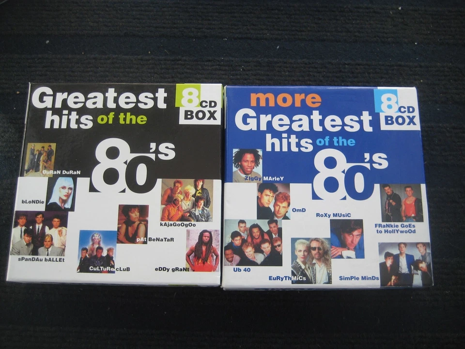 16 CDs  Greatest Hits & More Greatest Hits of the 80's  NEUWERTIG  288 Tracks - Bild 1 von 4
