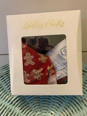 GILLY HICKS  Abercrombie Finch small Hiphuggers Christmas underwear 3pair inBOX - Image 1 of 4