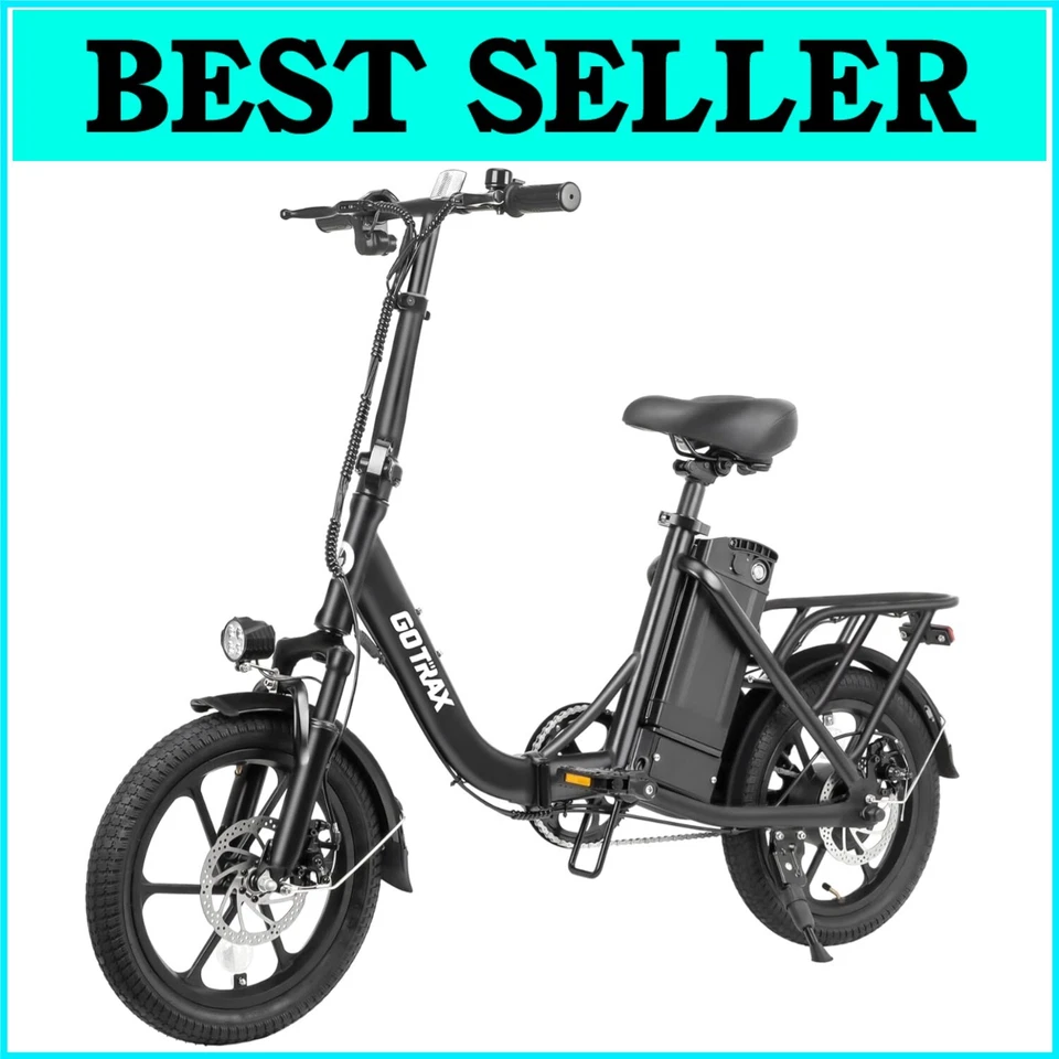 Gotrax NEPHELE 16" Electric Bike Max 25Miles Range(Pedal-Assist) & Speed 15....