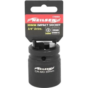 Neilsen 3/4" Drive Standard Shallow Square Metric Single Impact Socket 30mm - Picture 1 of 2