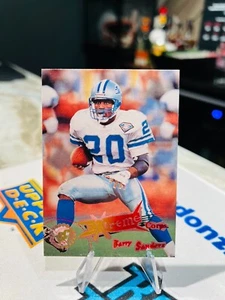 1995 Topps Stadium Club - Barry Sanders #X190 DETROIT LIONS - Picture 1 of 2
