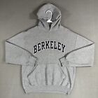 Sweat-shirt vintage Russell Athletic Cal Berkeley homme gris moyen polaire