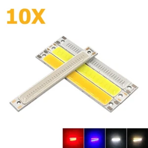 10X Led Strip Light 3w Bar Strips Diy Lights Blue Narrow Cob 3v Red 6000k 3000k - Picture 1 of 14