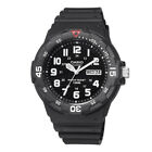 Casio Men's Quartz Rotating Bezel Black Resin Band 43mm Watch MRW200H-1BV