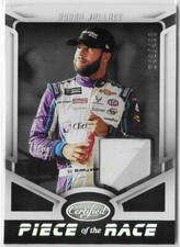 2018 Panini Certified Racing Bubba Wallace 2 Color Race Used Memorabilia Card...