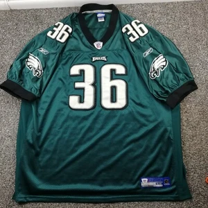 Vintage Philadelphia Eagles Brian Westbrook Jersey Reebok Green Mens 58 (3XL) - Picture 1 of 13
