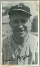 1936 Goudey Wide Pen Premiums R314 WALLY BERGER #A5