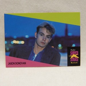 JASON DONOVAN PROSET MUSIC TRADING CARD #32 SUPER STARS 1991