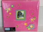 K&Company Scrapbook Album Pink Flowers 12"x12" 20 Pages Post-Bound Spine 135659