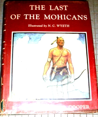 The Last of the Mohicans James Fenimore Cooper Ill N C Wyeth last copyright 1947 - Image 1 of 4