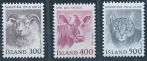 F-EX46108 ISLAND ICELAND ISLANDIA MNH 1982 WILDLIFE FAUNA SHEEP COW CAT. - Picture 1 of 1