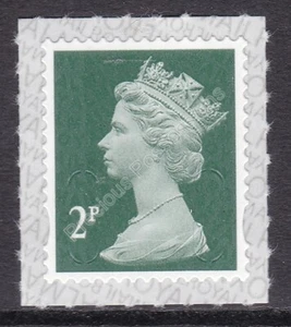 SG U2921 M19L 2019 GB MNH MINT MACHIN 2p DARK GREEN MAIL 2019 PB-sL SBP2i  - Picture 1 of 1