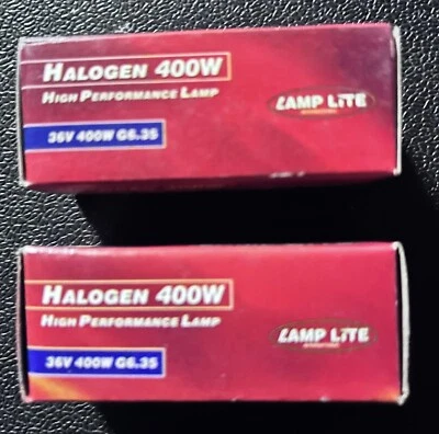 Lamp Lite EVD 36V 400 Watt G6.35 Halogen Lamp (pack of 2) - Image 1 of 2