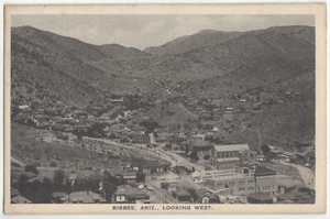 1919 Bisbee, Arizona - Kupfer Bergbau Stadt Übersicht - Vintage Postkarte - Bild 1 von 2