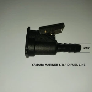 YAMAHA OUTBOARD ENGINE FUEL CONNECTOR.TANK AND ENGINE CONNECTOR 5/16" id line. - Picture 1 of 2