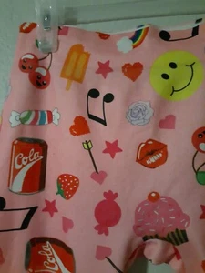 No Boudaries Girls Pink Cute Tights Capri Size 3/5 Small Childrens - Picture 1 of 6