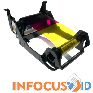 Zebra 800011-140 YMCKO Full Colour Ribbon 100 Prints for ZXP Series 1 Printers - Afbeelding 1 van 2