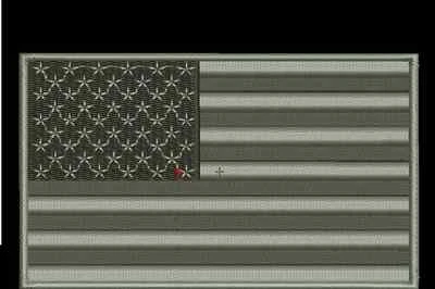 Tactical American Flag bilkro / Sew on Embroidered Patch Patriotic 3.5" X 2.0" - Image 1 of 2