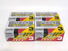 【SEALEDx12】TDK AE 150 AE150 Type I Extra Long Play Normal Position Cassette Tape