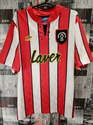 SIZE XXL SHEFFIELD UNITED HOME FOOTBALL SHIRT JERSEY Cover