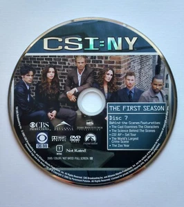 CSI NY Special Feature DVD Disc 7 From First Season - Picture 1 of 3