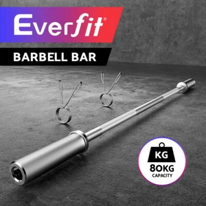 Everfit Barbell Bar Weights Lifting Dumbbells Olympic Training Bar Gym Fitness - Picture 1 of 9