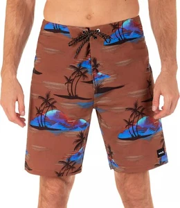Hurley Phantom Eco Weekender Boardshorts Mens 30 Brown Quick Dry Stretch NEW - Picture 1 of 11