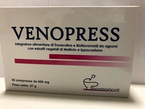 Venopress Integratore Alimentare Funzionalità Microcircolo Venoso - Foto 1 di 2