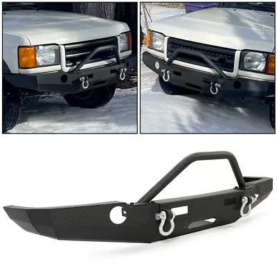 Front Winch Custom Bumper W/ BullBar D-Rings For 98-04 Land Rover Discovery II - Image 1 of 4