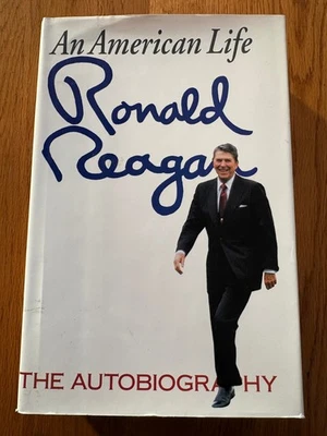 RONALD REAGAN AUTOGRAPHED FDC FALL OF BERLIN WALL "AN AMERICAN LIFE" 1990 MEMOIR - Image 1 of 4