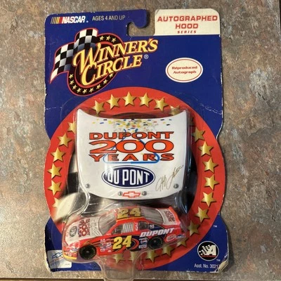 Jeff Gordon 2001 Winners Circle 1:64 Diecast Car Nascar Autographed Hood Series - Image 1 of 4