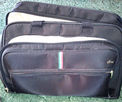 LARK Equipaje Laptop Fin de Semana Bolso Maleta Maletín Negro Nylon Foto 1 de 4