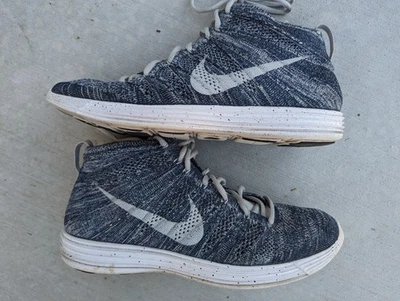 NIKE AIR LUNAR FLYKNIT CHUKKA SQUADRON BLUE sz 9.5 racer trainer htm - Image 1 of 4