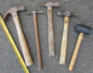 Lote de trabajo de martillos mazo de goma carpinteros constructores herramientas incl. Stanley - Imagen 1 de 3
