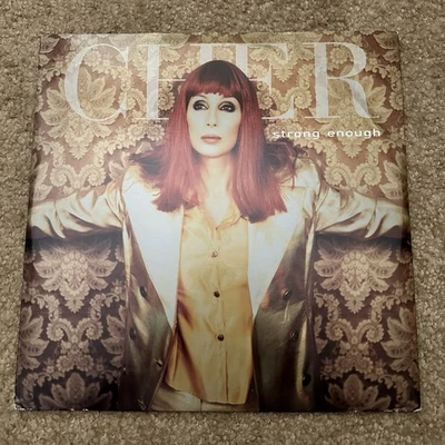 Cher Strong Enough Remixes Maxi 2 LP Vinyl Record Set - Image 1 of 4