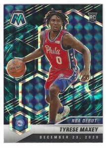 Panini Mosaic Tyrese Maxey #263 Genesis Prizm RC Rookie 2020-21 - Imagen 1 de 2