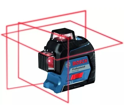 Láser Bosch GLL3-300 360 grados línea de nivelación y alineación de tres planos, nuevo Foto 1 de 3