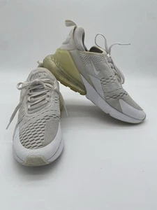 Scarpe da tennis Nike Air Max 270 GS 7Y bambino grande bianche atletica corsa donna 8,5 - Foto 1 di 11
