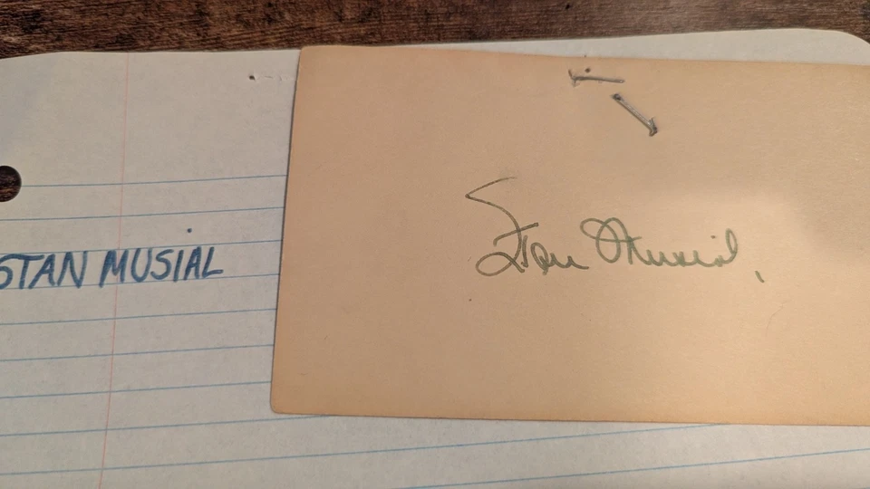 Stan Musial St. Louis Cardinals Autograph - Image 1 of 1